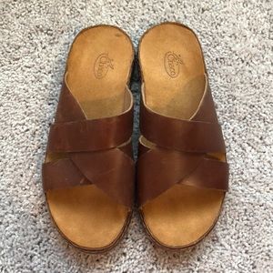 Chaco Leather Slides